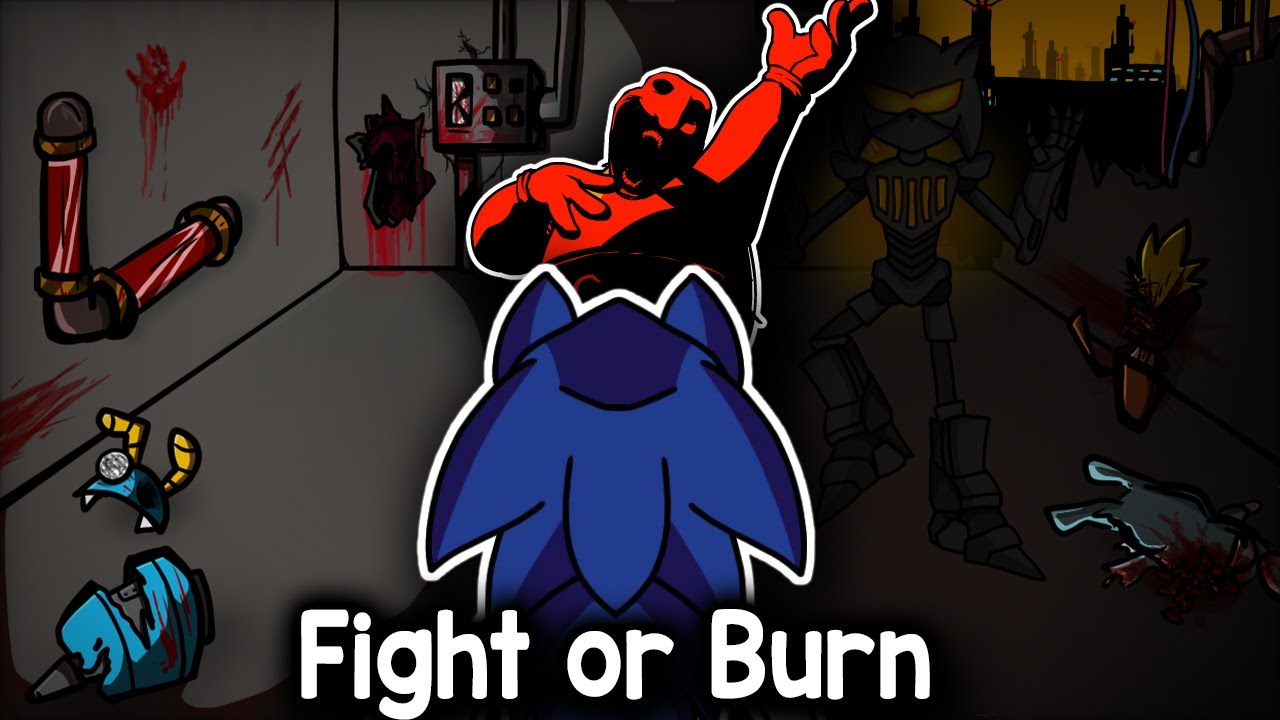 Fight or Burn (Starved and Furnace Vs Sonic) - Fight or Flight Cover FC - FNF