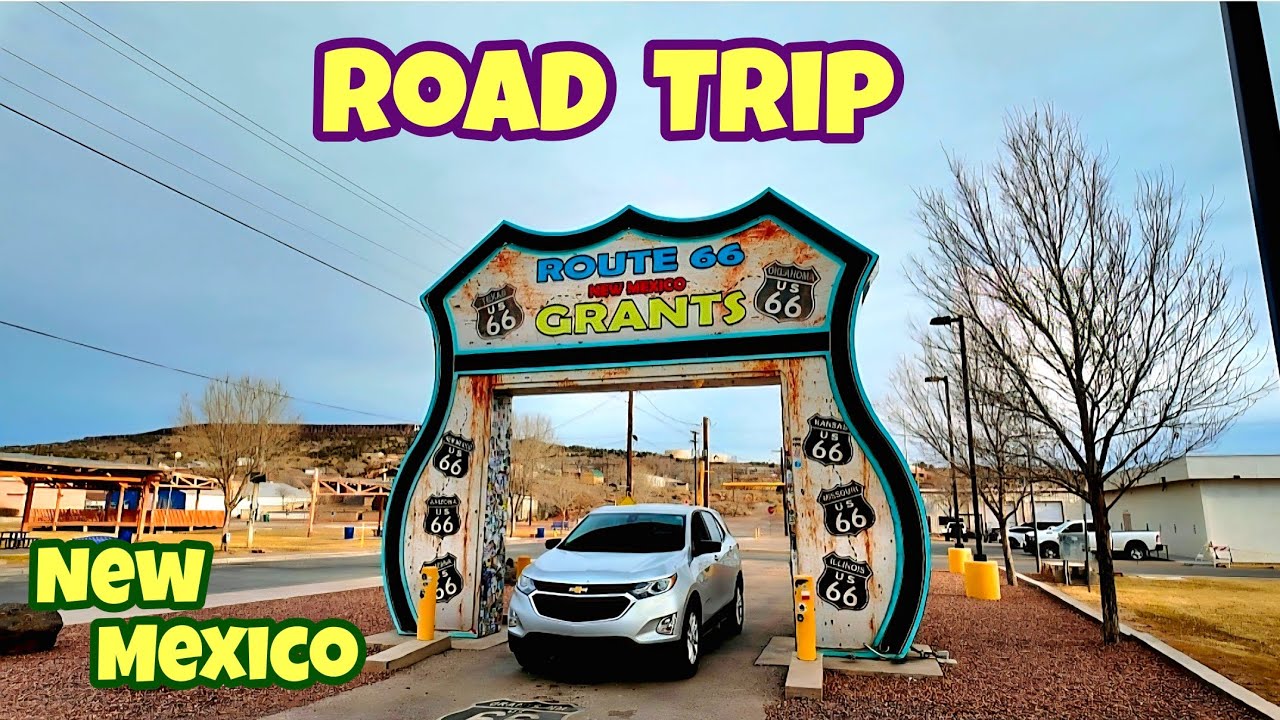 Road Trip Exploring Grants and Thoreau New Mexico | Scenic Drive through Rock Cliffs to Becenti