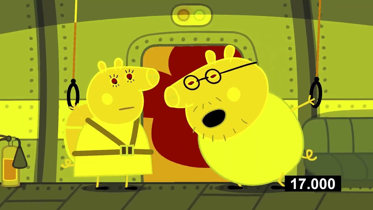 Peppa Pig - Daddy Pig Sky Fall! Can He Land Safely?! By: Gamavision Csupo Effects