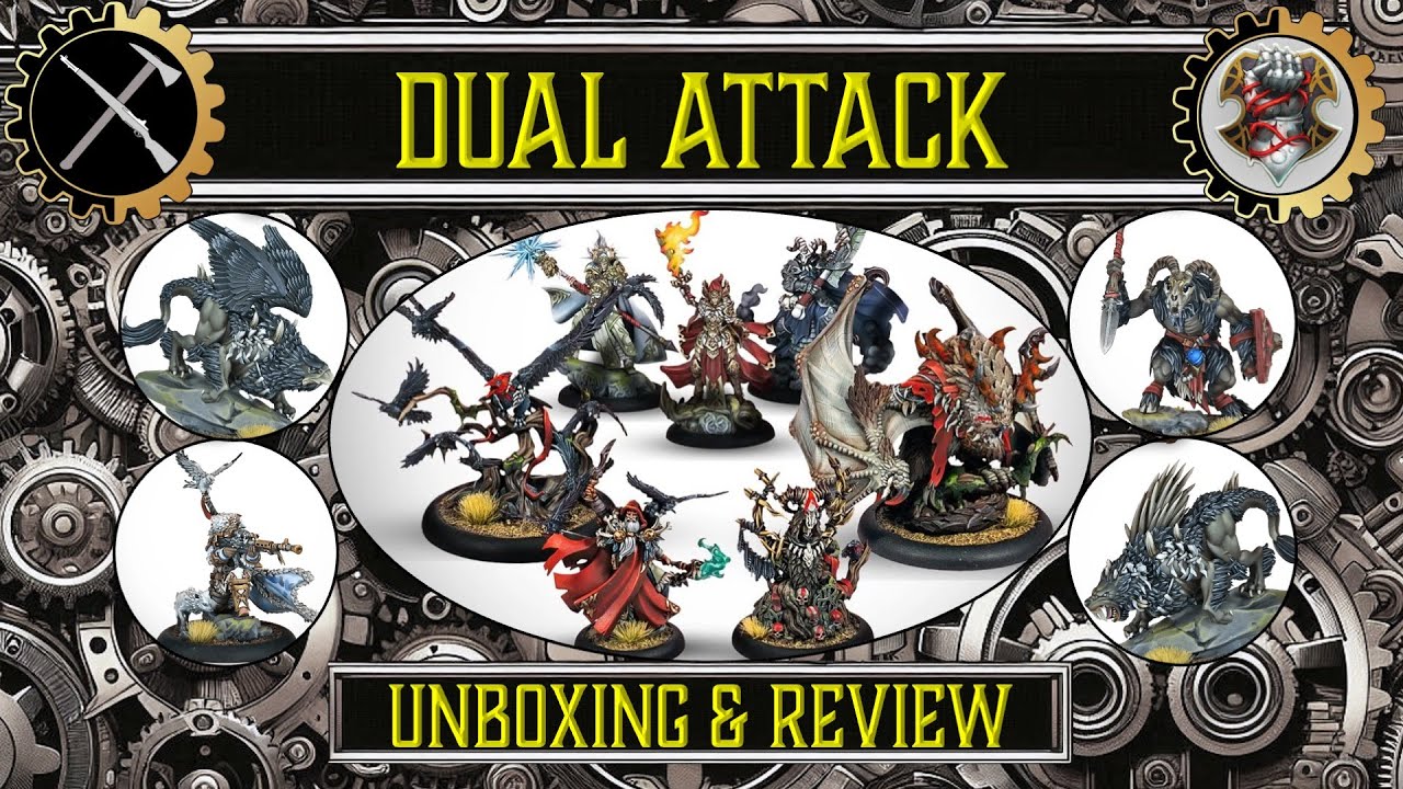 Warmachine Unboxing & Review: Old Umbrey Command Starter & Battlegroup Review
