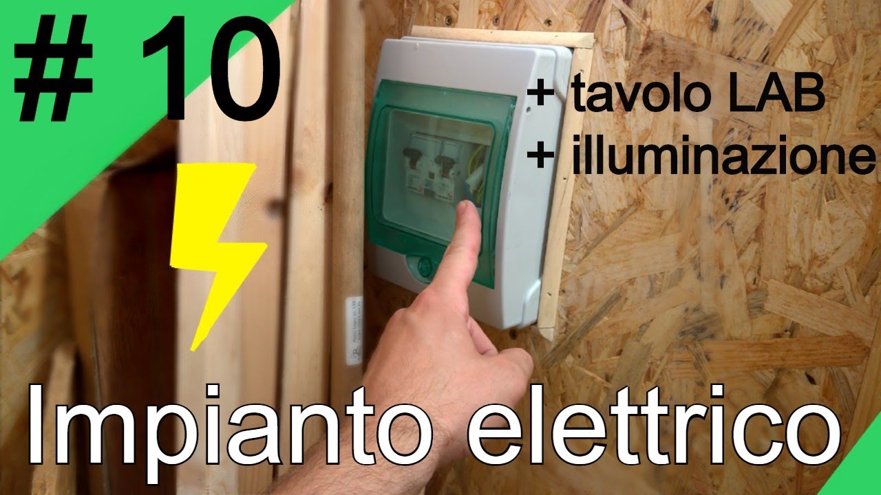 Costruire una Casa Container # 10 Impianto elettrico LAB + Tavolo e Luci