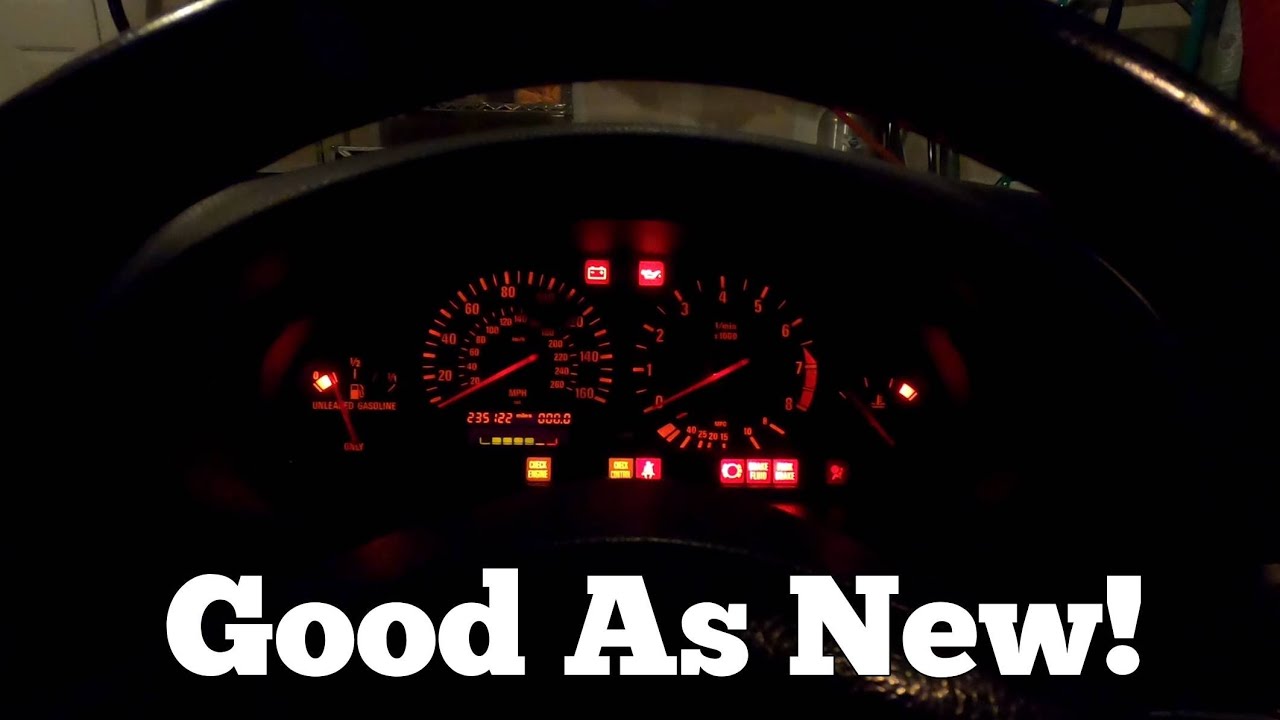 E36 Cluster Bulb Replacement DIY