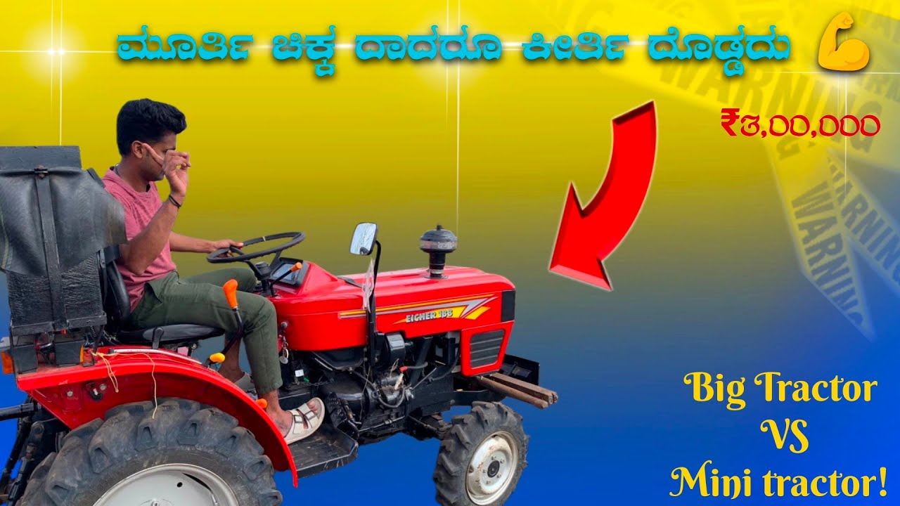 Eicher 188 mini tractor review||#eicher ||tractor review||the Virto Kannadiga 