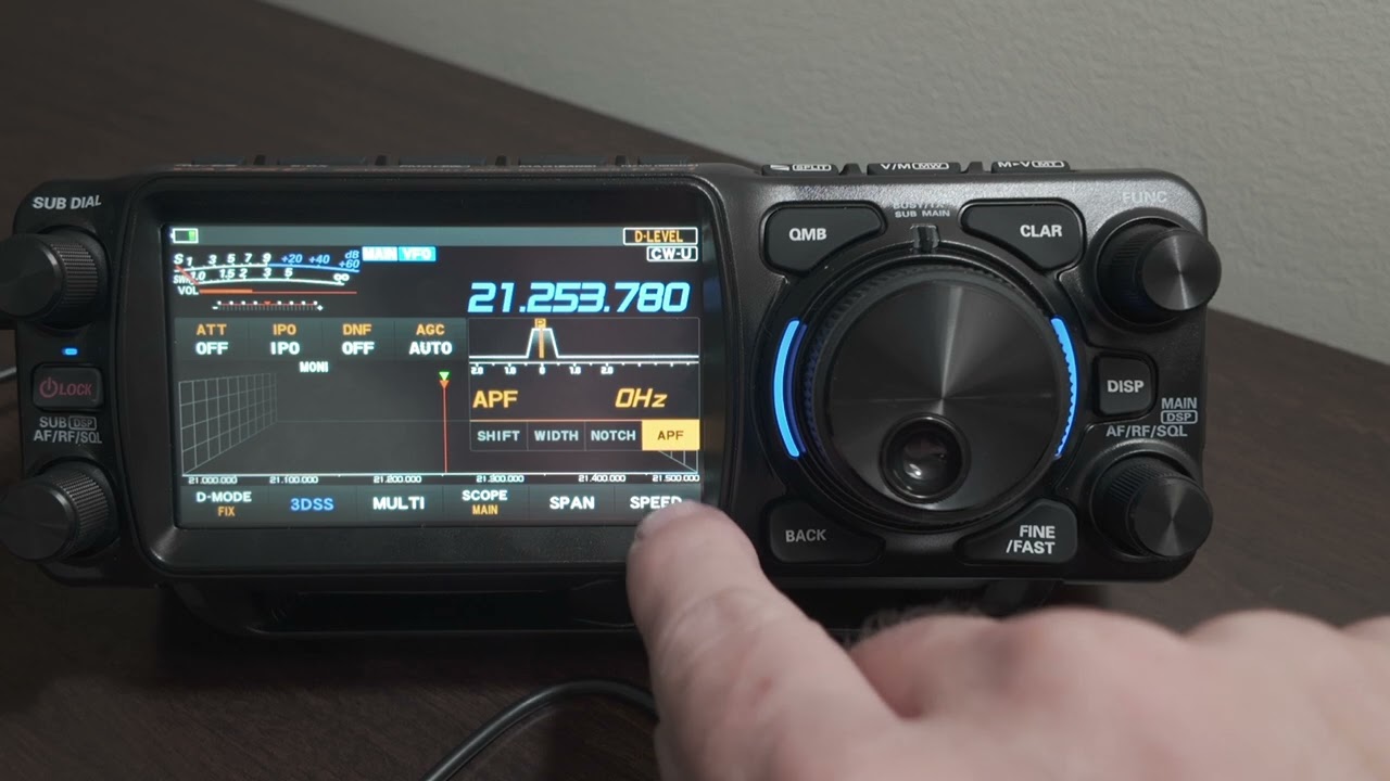 Yaesu FTX-1 Field - Setting up for CW POTA