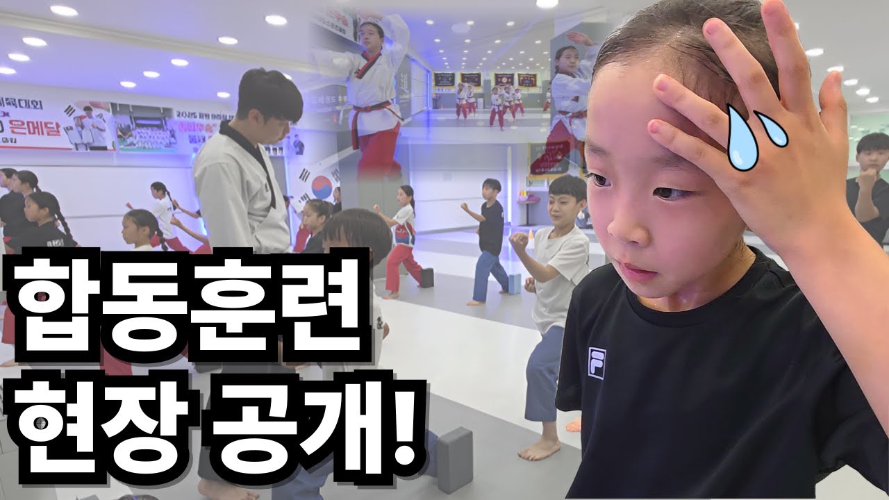 💦 이게 바로 진짜 훈련! 태권도 합동훈련 현장 공개!