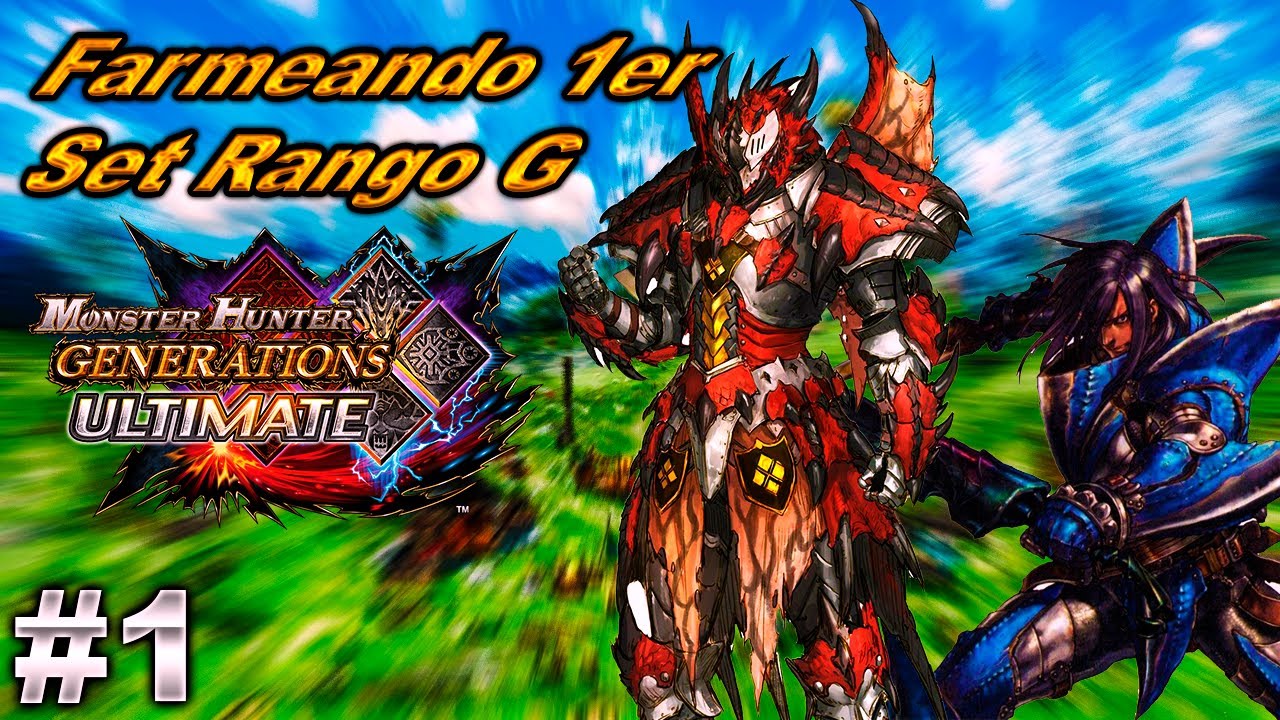 Farmeando 1er Set Rango G| Monster Hunter XX (3DS)| Gameplay