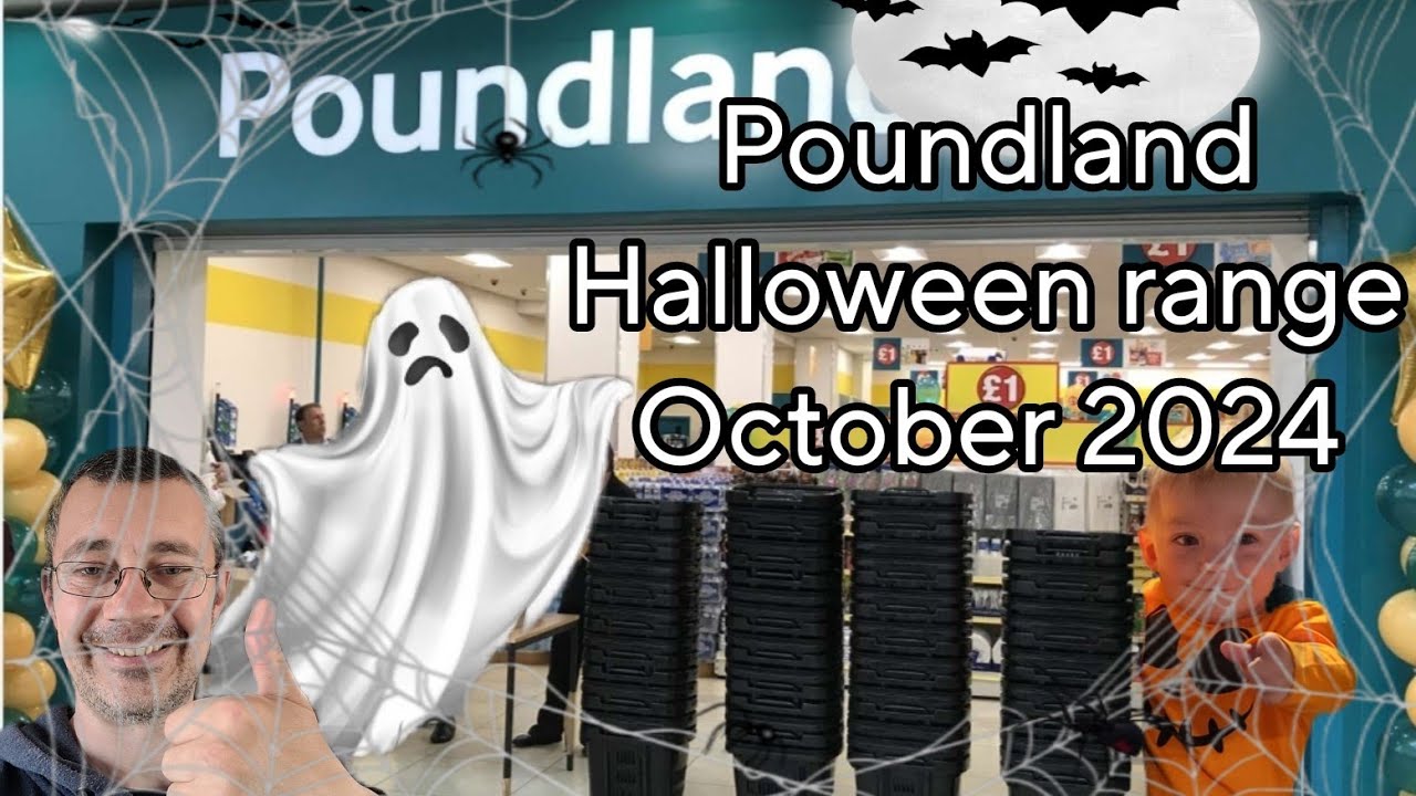 Poundland Halloween range October 2024