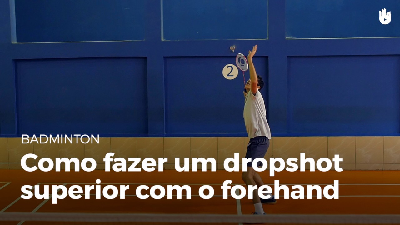 Dropshot superior com forehand | Badminton