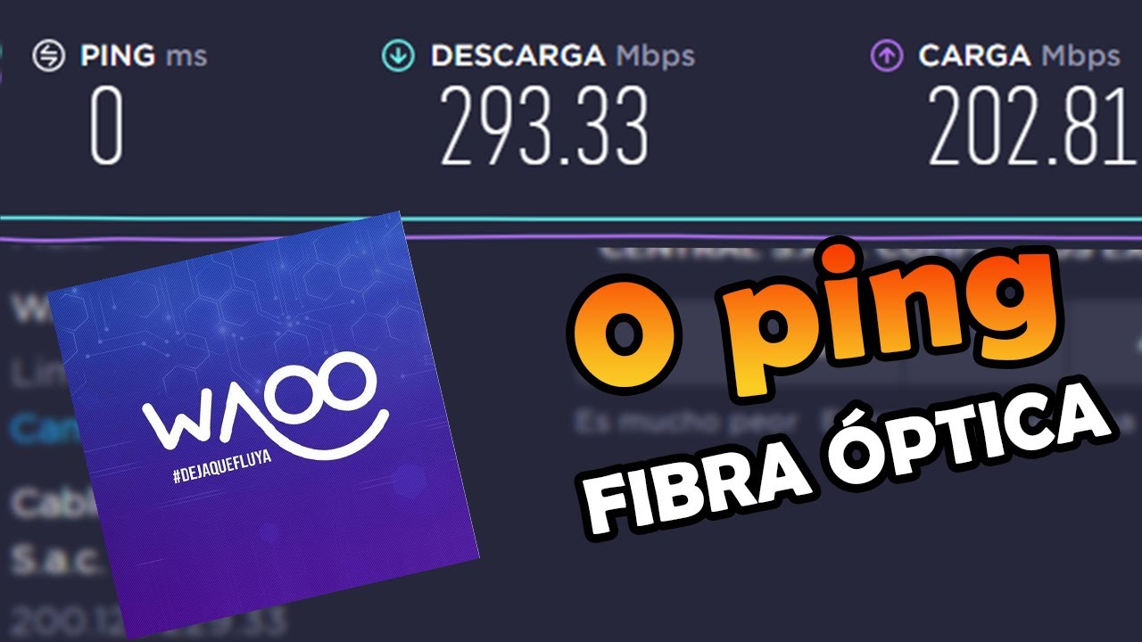 MI NUEVO INTERNET DE FIBRA &Oacute;PTICA 200 MEGAS | WAOO PER&Uacute;