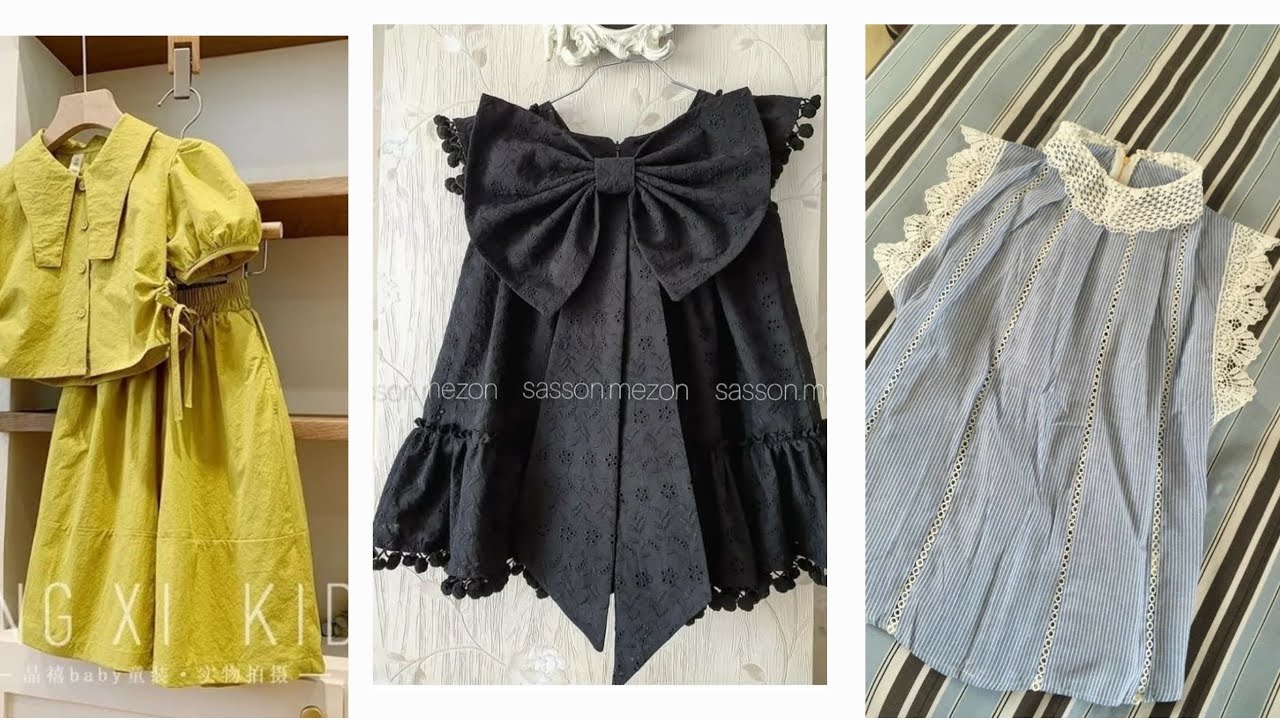 Western style dress with traditional touch for girls. Summer collection for Eid 2025.