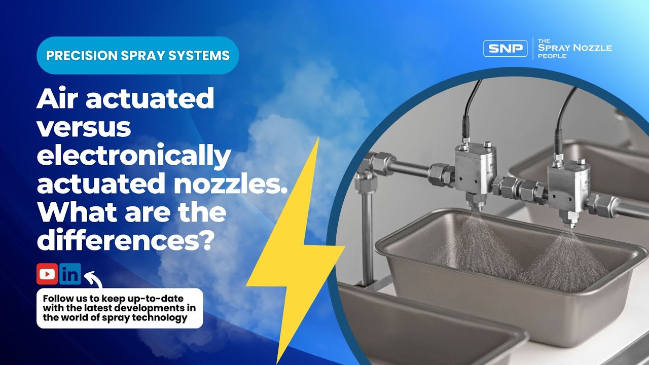 Air Actuated VS electronically controlled spray nozzles for precision spraying