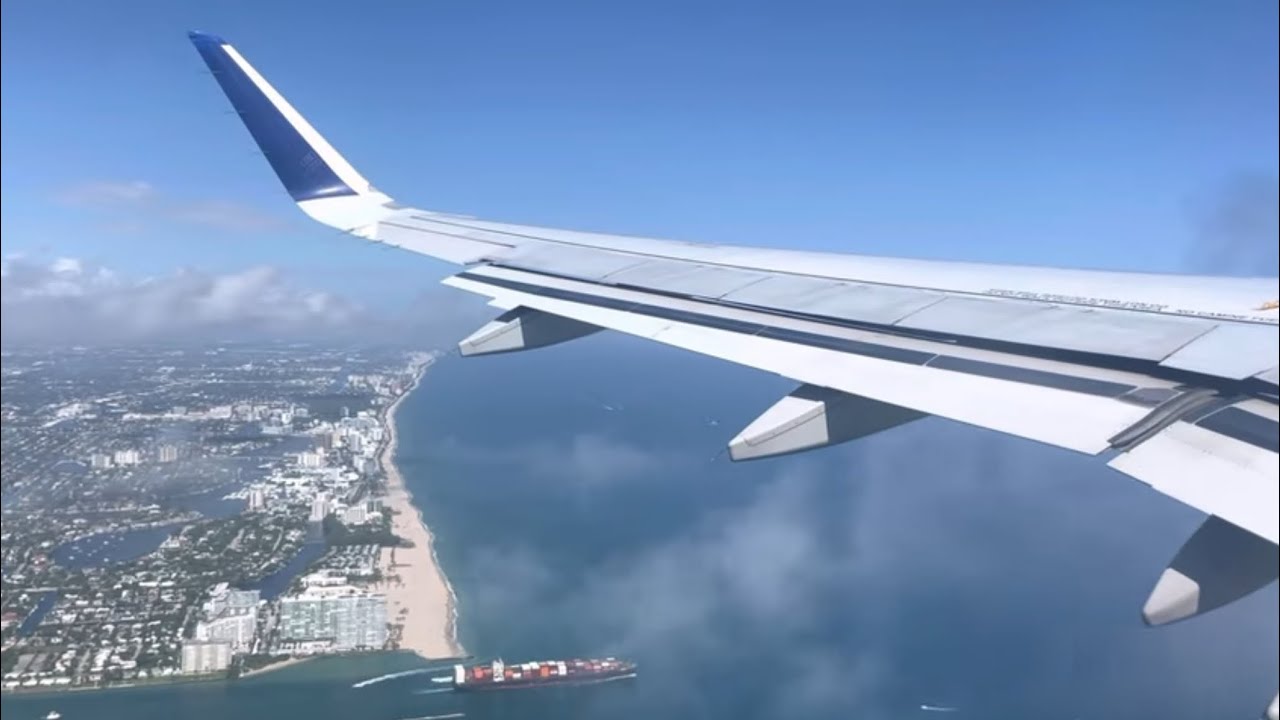 JetBlue Airbus A320 Pushback, Taxi, and Takeoff from Fort Lauderdale (FLL)