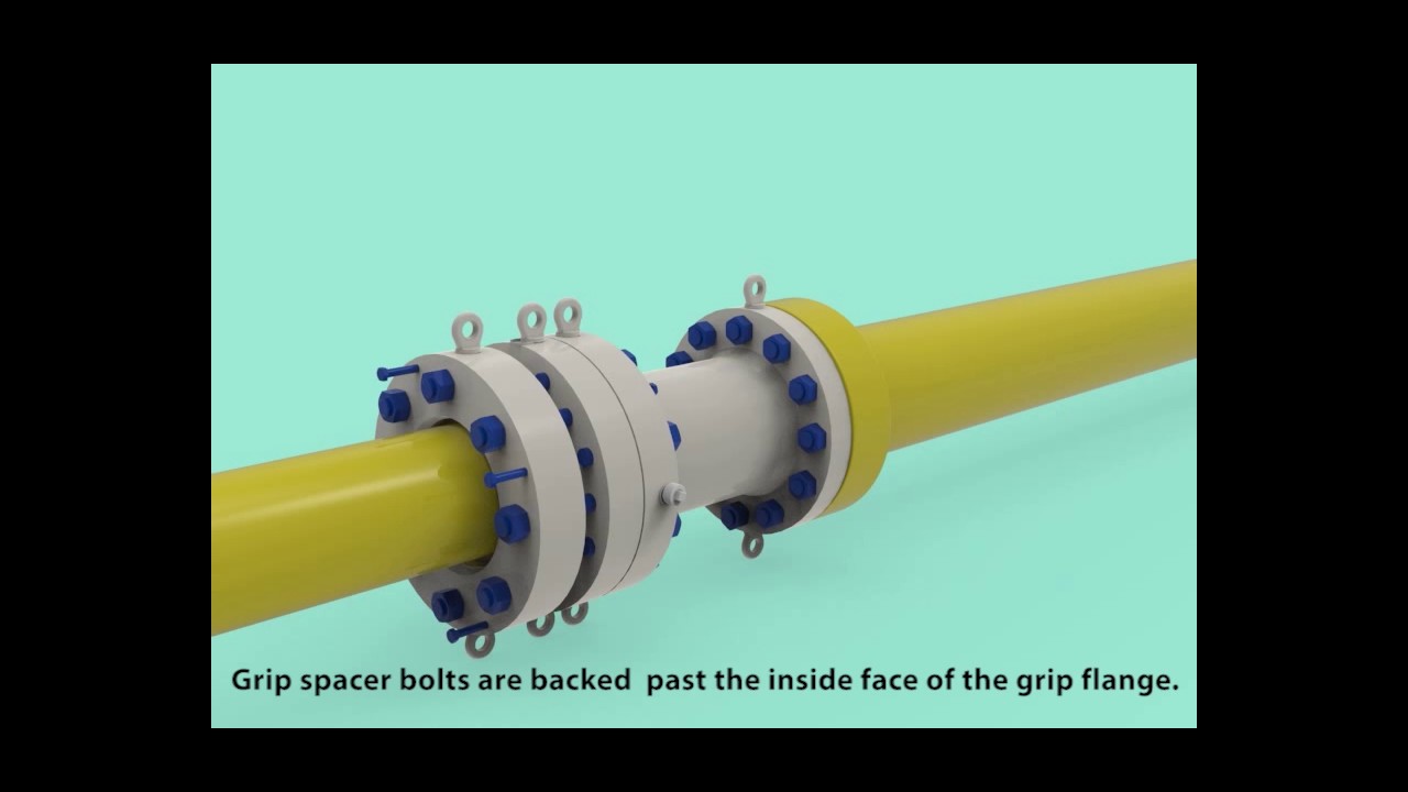 Power Grips for pipeline repairs by PLIDCO