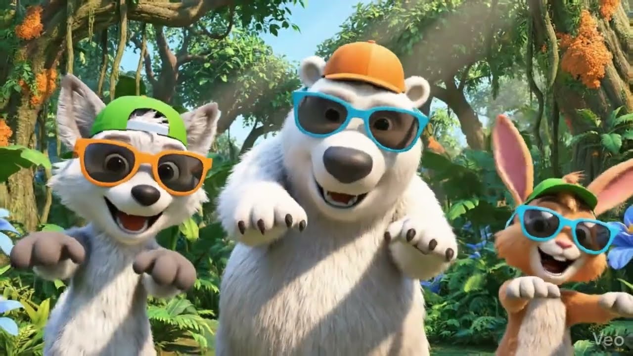🎶 Cântece pentru Copii | Colaj Animale Vesele 🐄🐻🚂 | Muzică Educativă pentru Copii