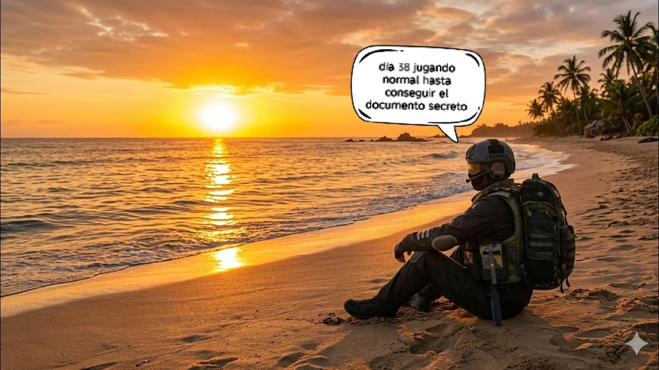 Dia 38 jugando normal hasta conseguir el documento secreto 