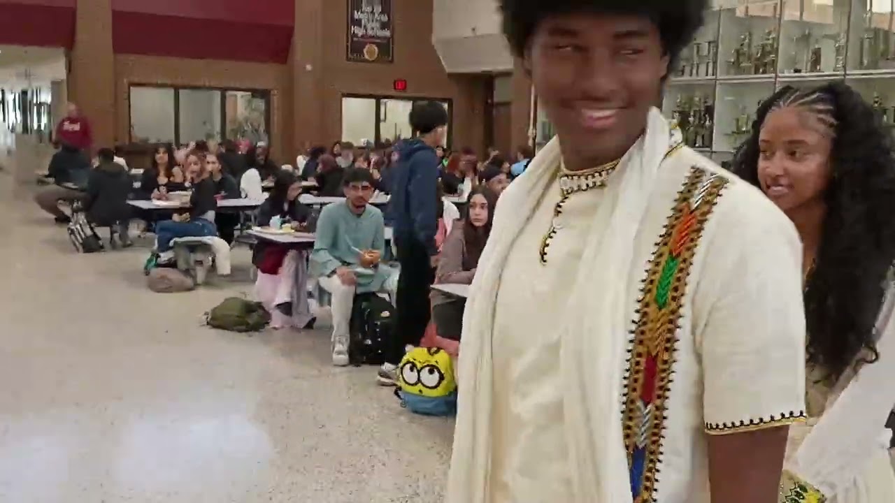 @MarvelousJP1759 Culture Day performers dancing in the cafeteria part 2