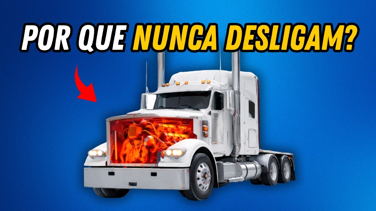 POR QUE OS CAMINHONEIROS NUNCA DESLIGAM O MOTOR NA NEVE?