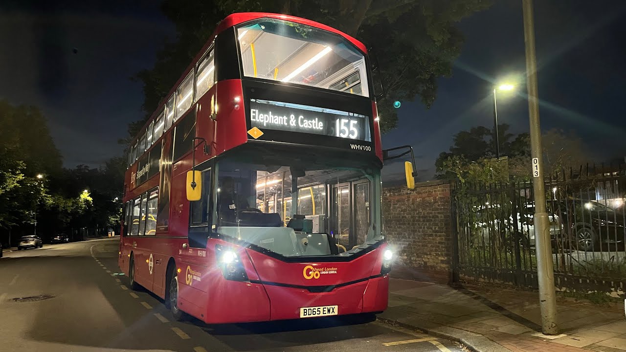 FRV. GAL Route 155: Elephant & Castle To Tooting St George’s Hospital WHV100 (BD65EWX) Gemini 3 B5LH