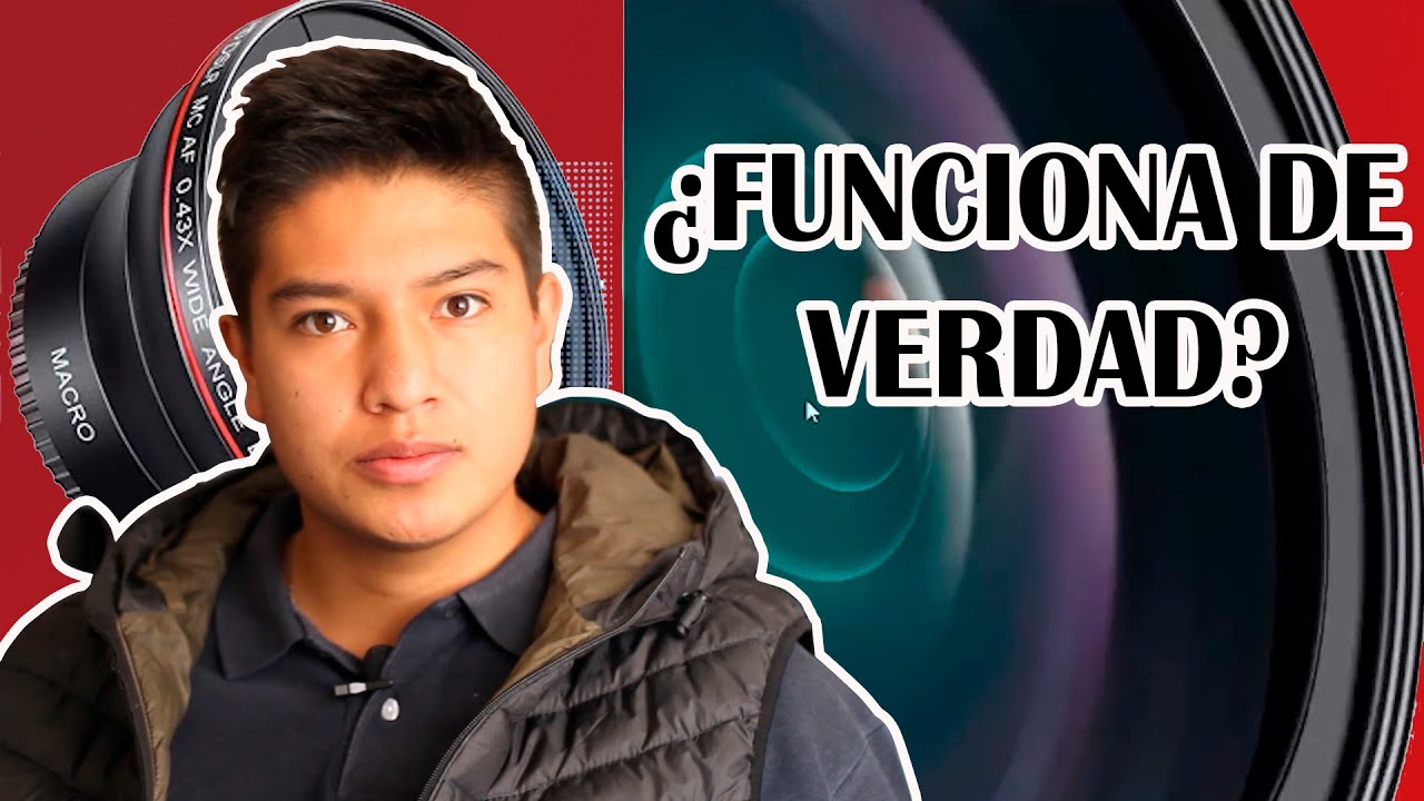 Lente Gran Angular Profesional HD Neewer 58MM 0.43x / ¿SIRVE?