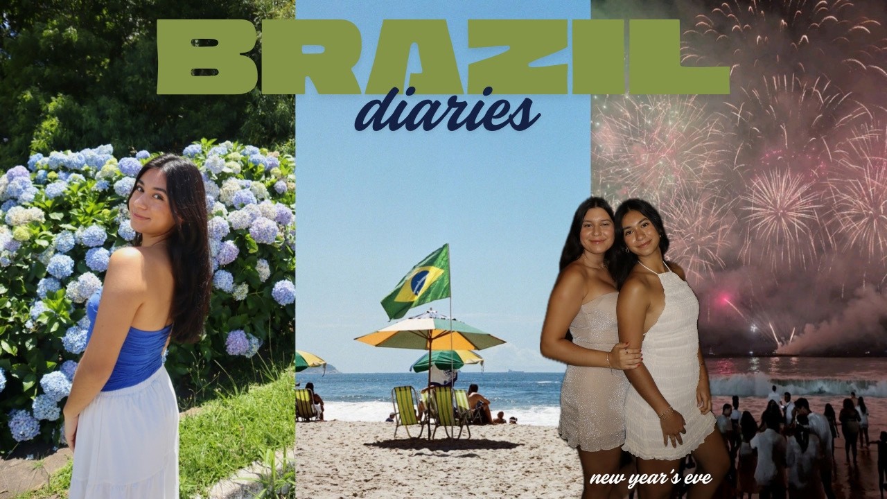 Бразильский видеоблог 🇧🇷 | Новогодняя ночь на пляже + рождественский видеоблог! Лето в Бразилии :)