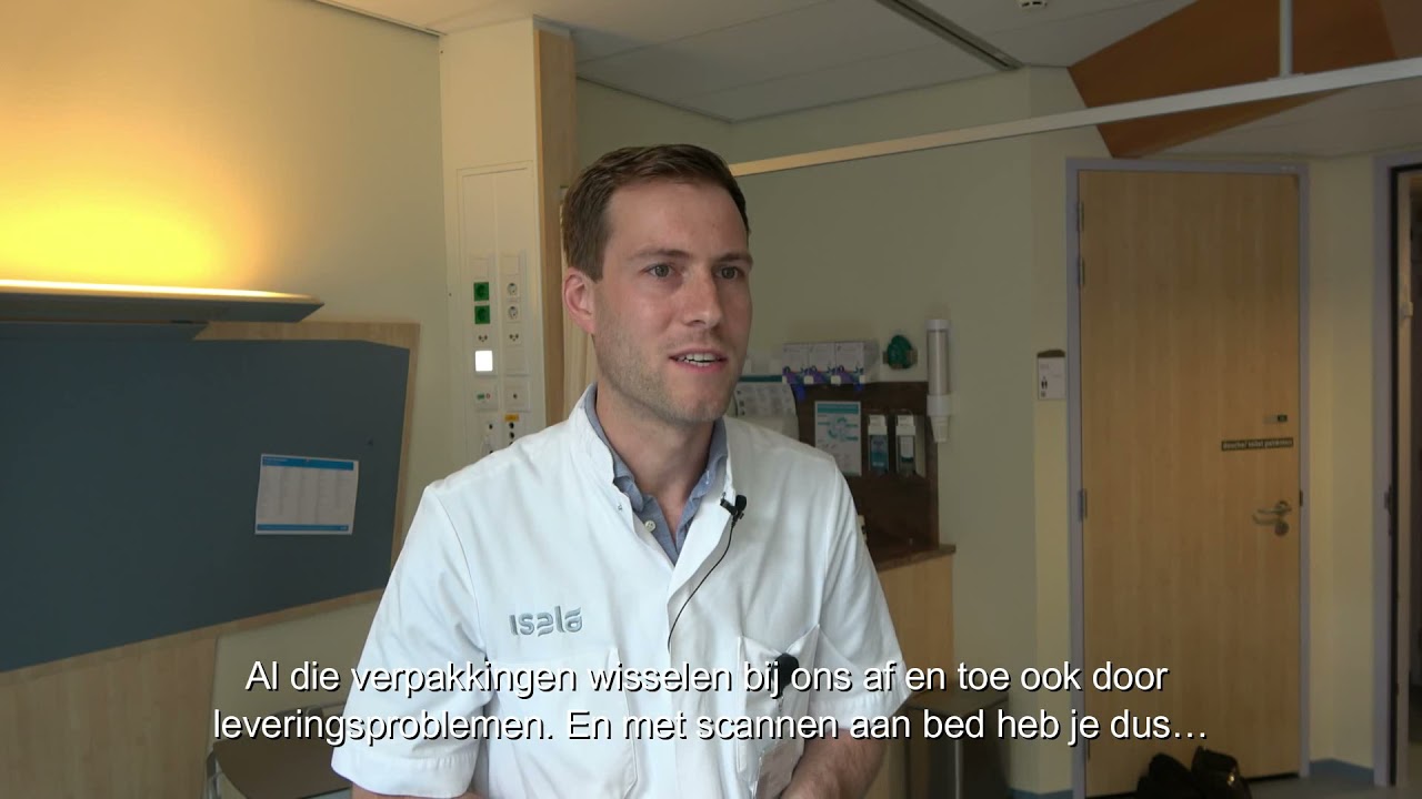 Medicatie scannen aan bed