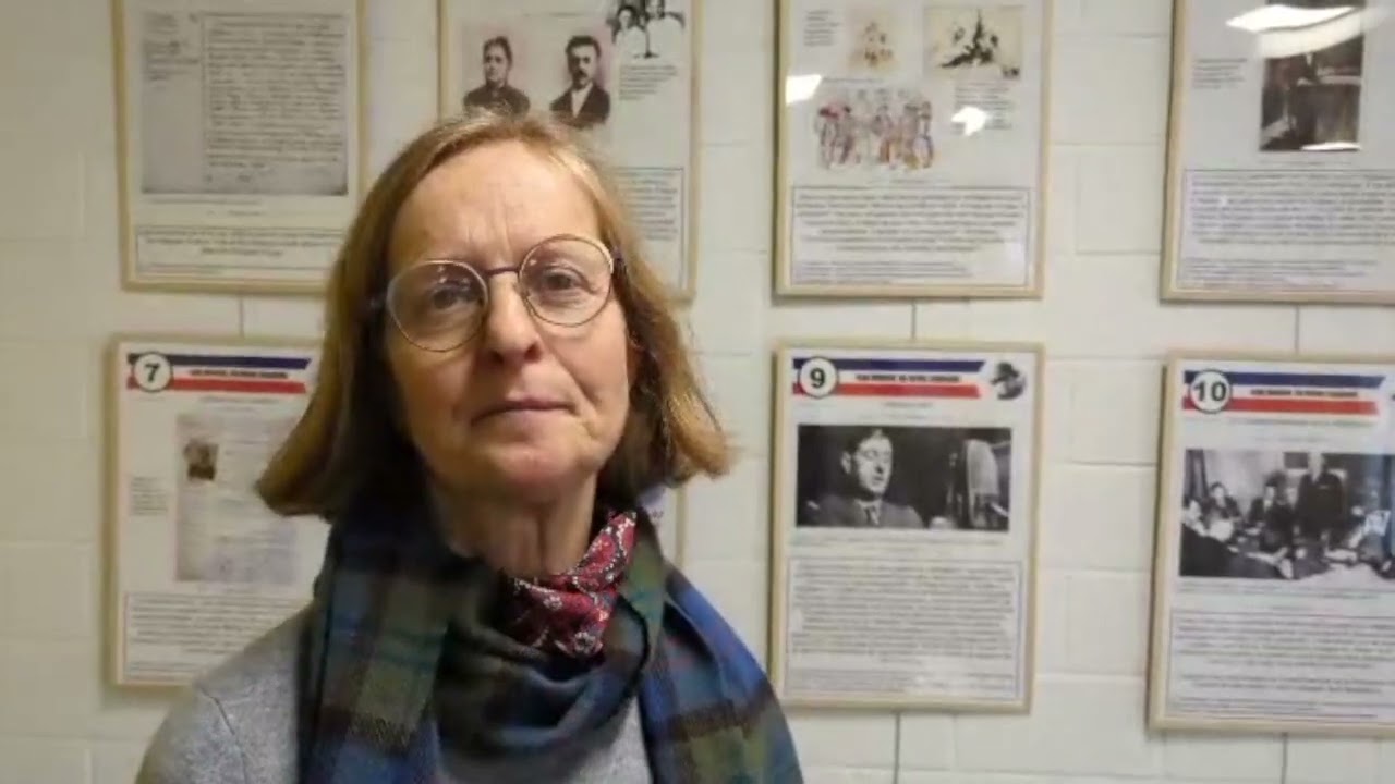 Somme : Isabelle  Bernard, veuve de Dominique Bernard, était au collège de Moreuil