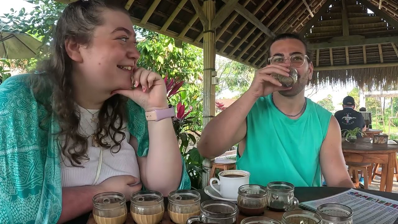 Luwak coffee and tea testing in Bali