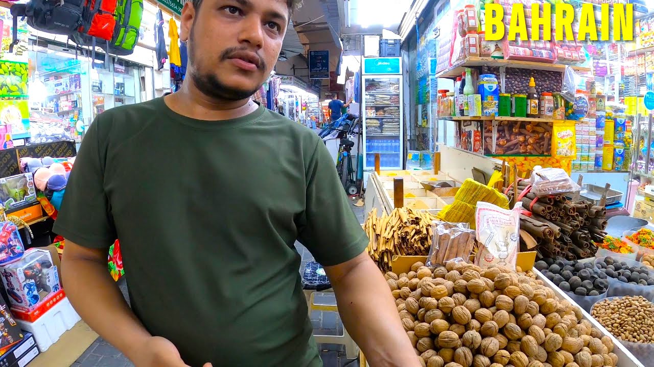 Visiting a traditional market in Bahrain