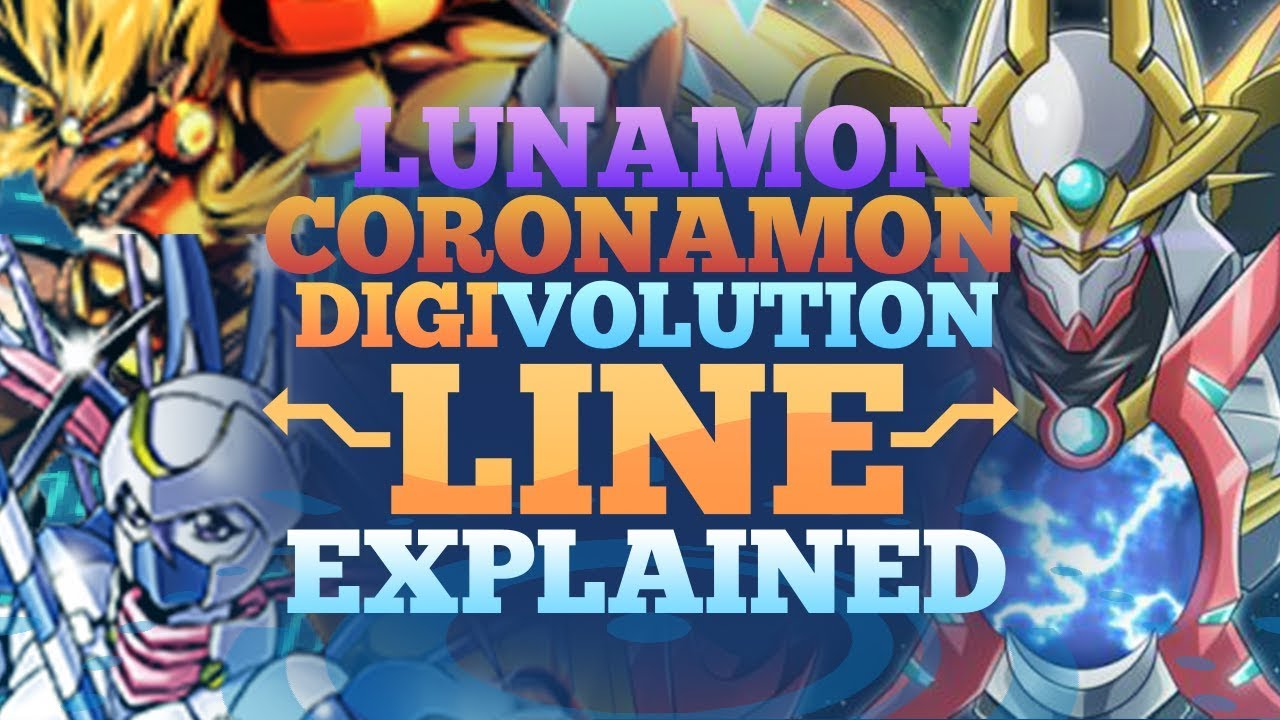 Digimon - Lunamon & Coronamon Digivolution Line Explained!