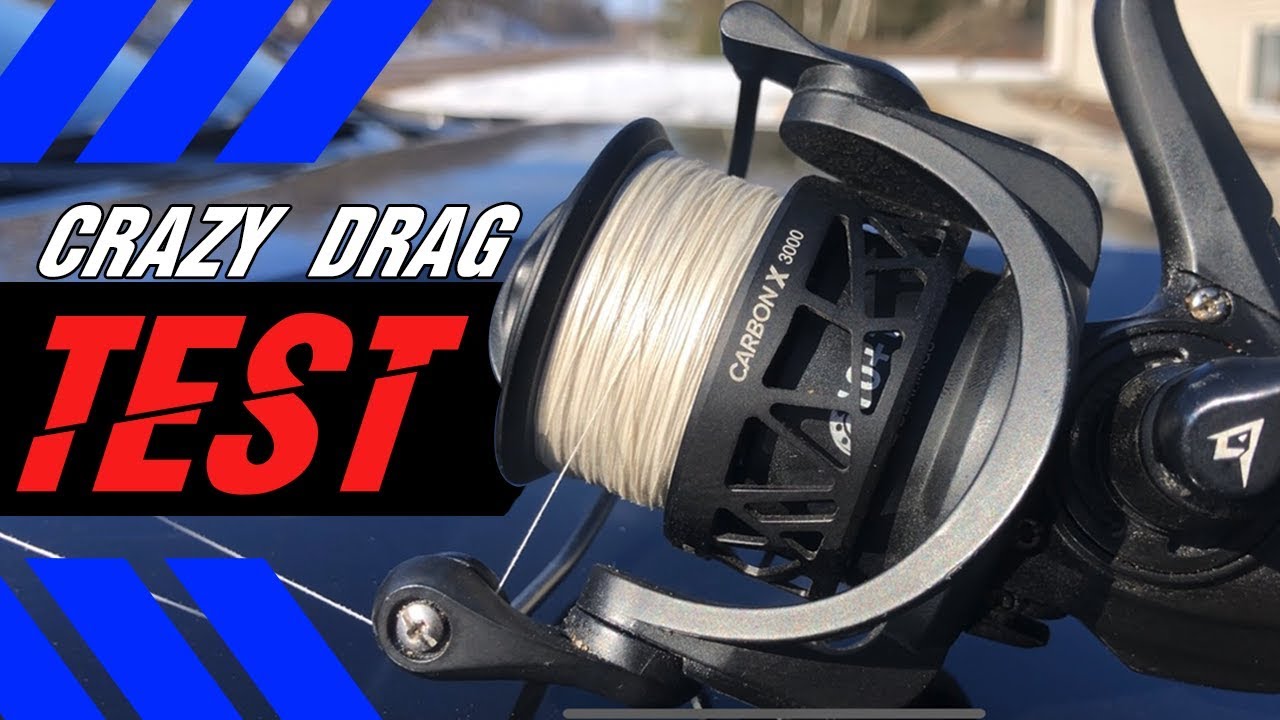 Spinning Reel Drag Abuse Test - Piscifun Carbon X