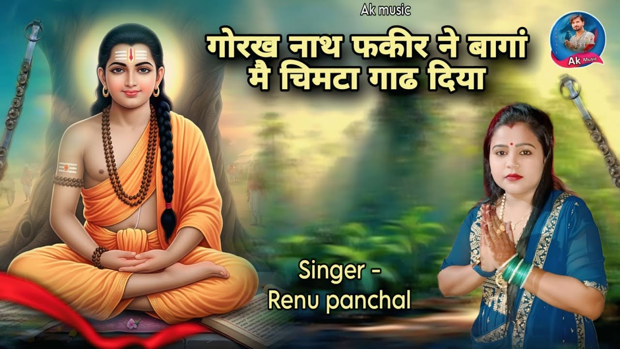 गोरख नाथ फकीर ने बागां मै चिमटा गाढ दिया !!Renu panchal !!2025 latest new bhagti song