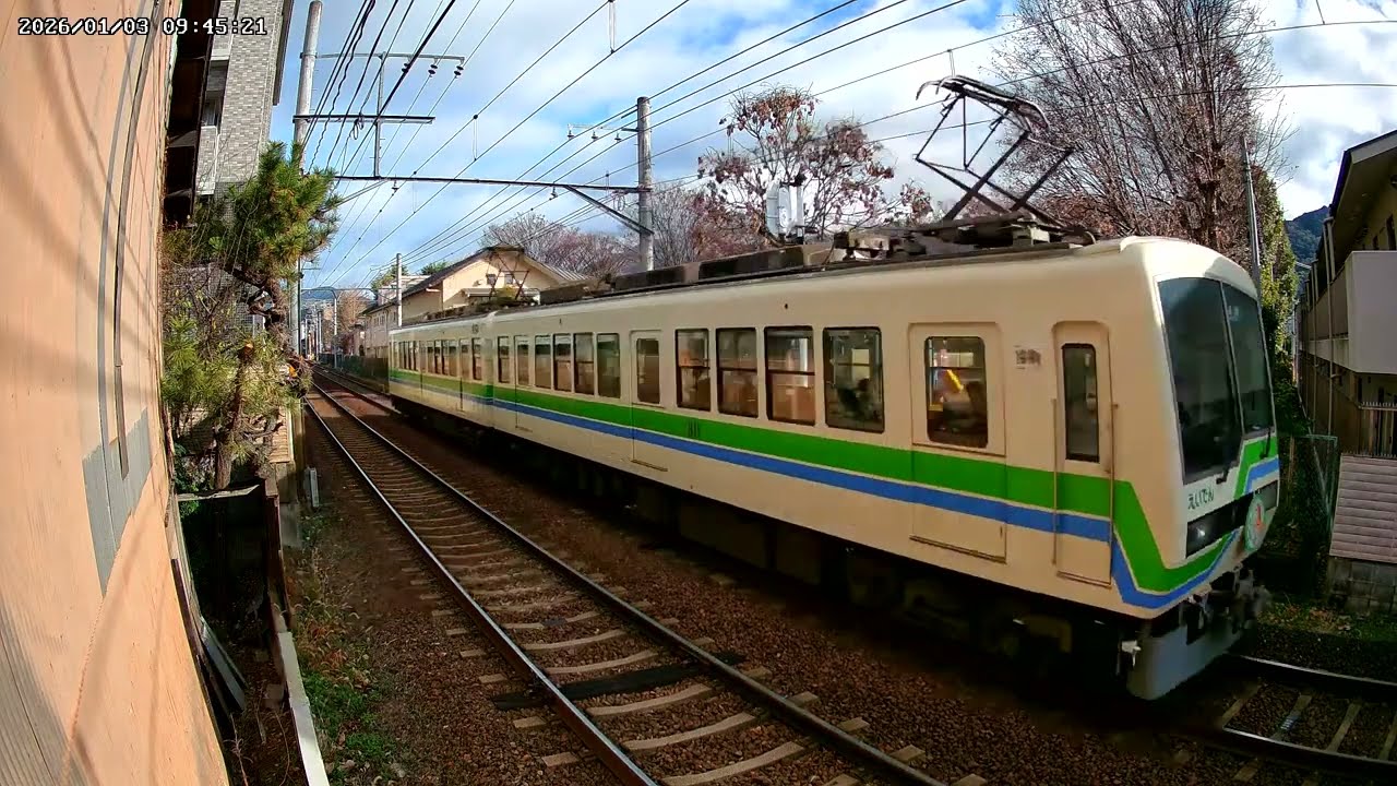 【LIVE】叡山電車 Kyoto Local Railway【ライブカメラ】2026/1/3