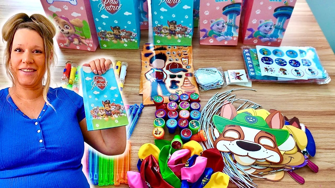 Paw Patrol Themed Party Bags - Paw Patrol Birthday Party