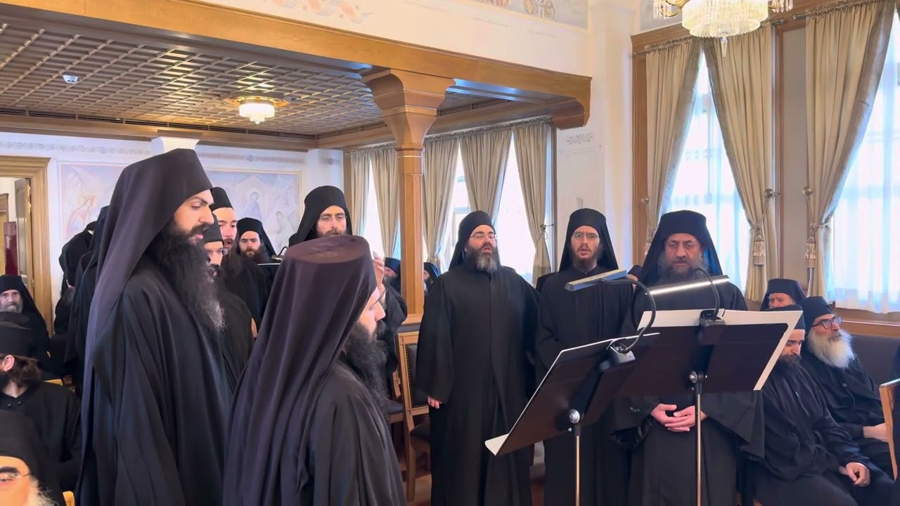 Κυριακή του Πάσχα • Μέγα συνοδικό Μονής Βατοπαιδίου Άγιο Όρος