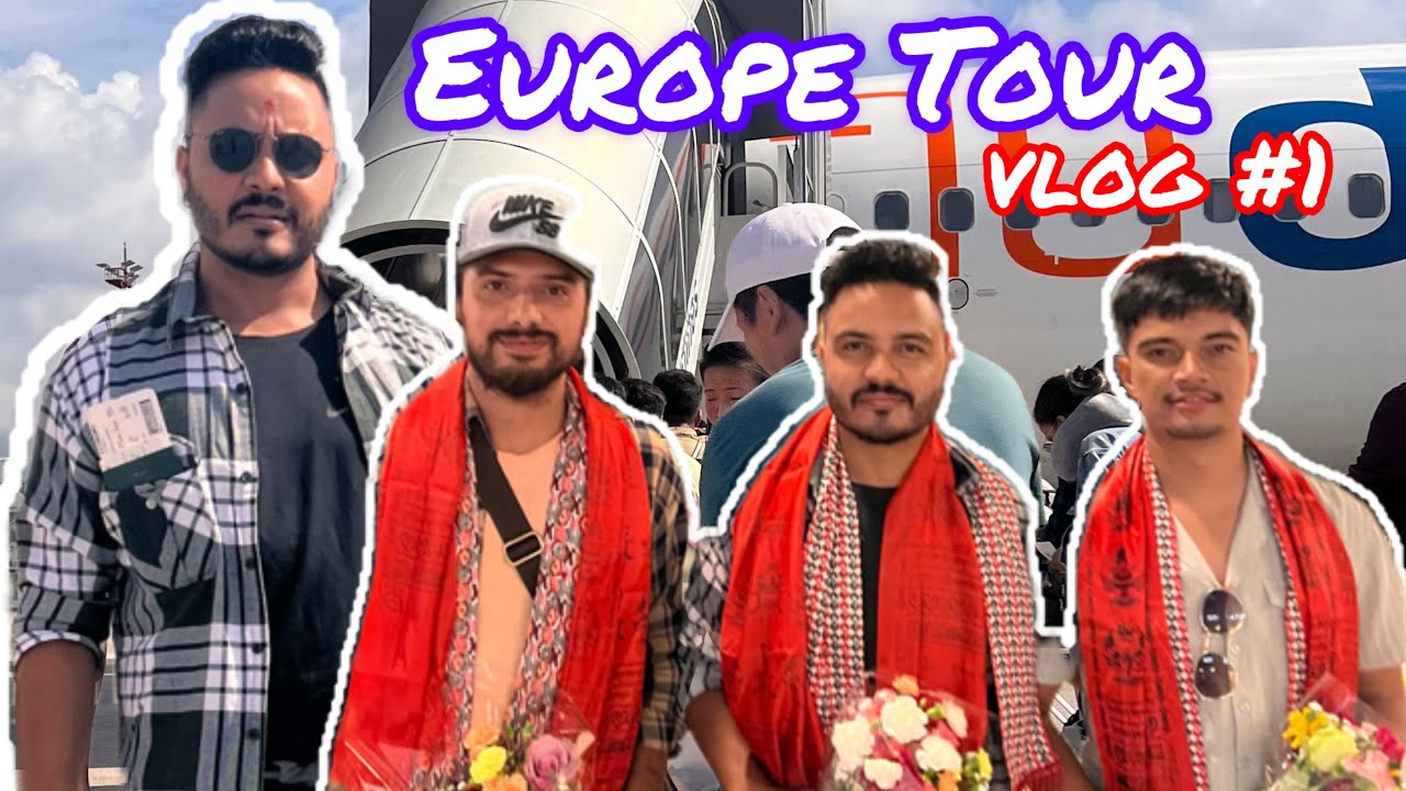 Nepal to poland |VlOG #1| मिसन १ लाख | Europe Tour |Suman karki |bharatmani poudel |kailash karki |