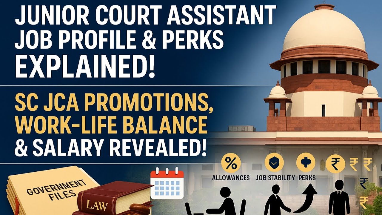 Supreme Court JCA Job Explained 🔍 | Salary, Perks, Promotions & Work-Life Balance Breakdown! Podcast
