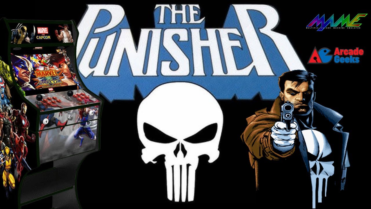 The Punisher, playing on arcade geeks arcade machine