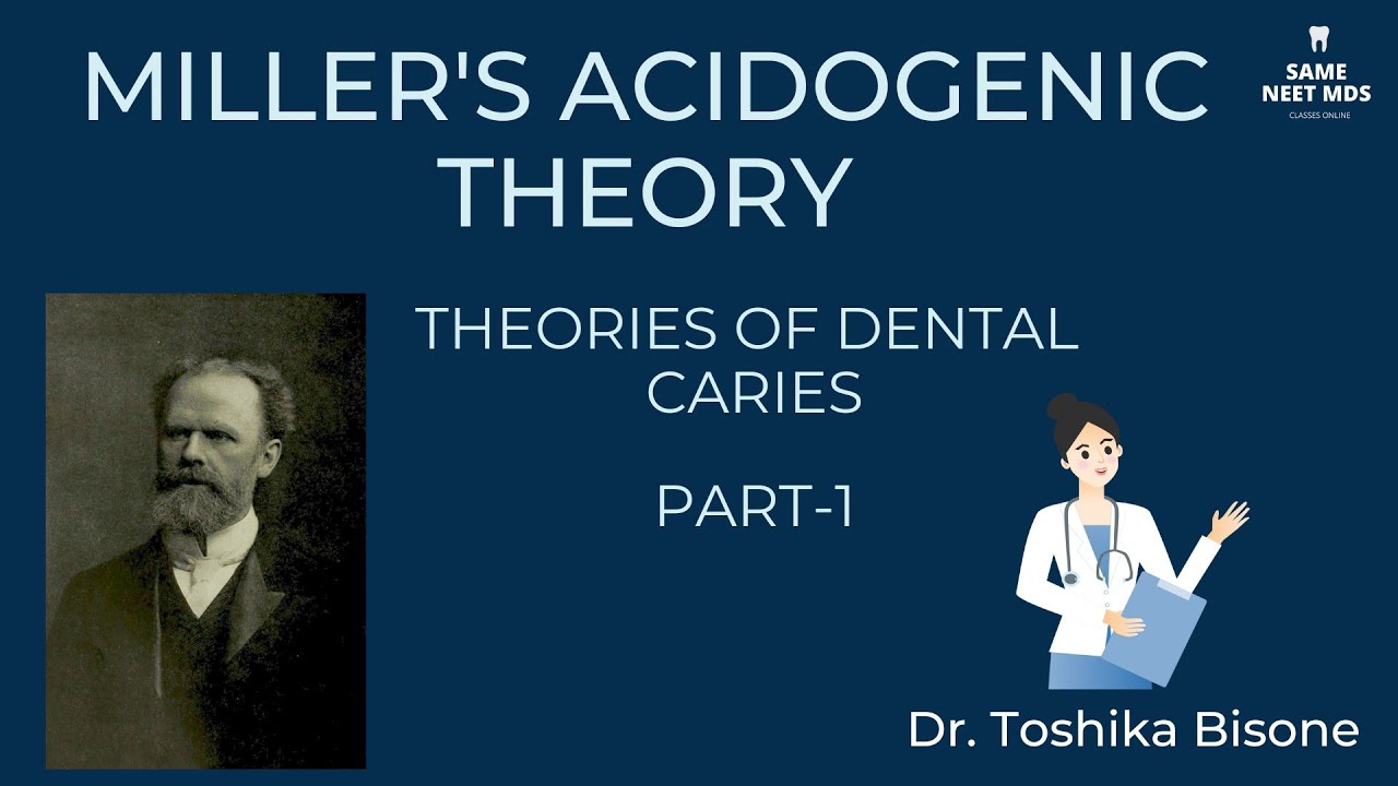 Theories of dental caries | Miller's acidogenic theory | part 1 | NEET MDS | NEET PG | INICET