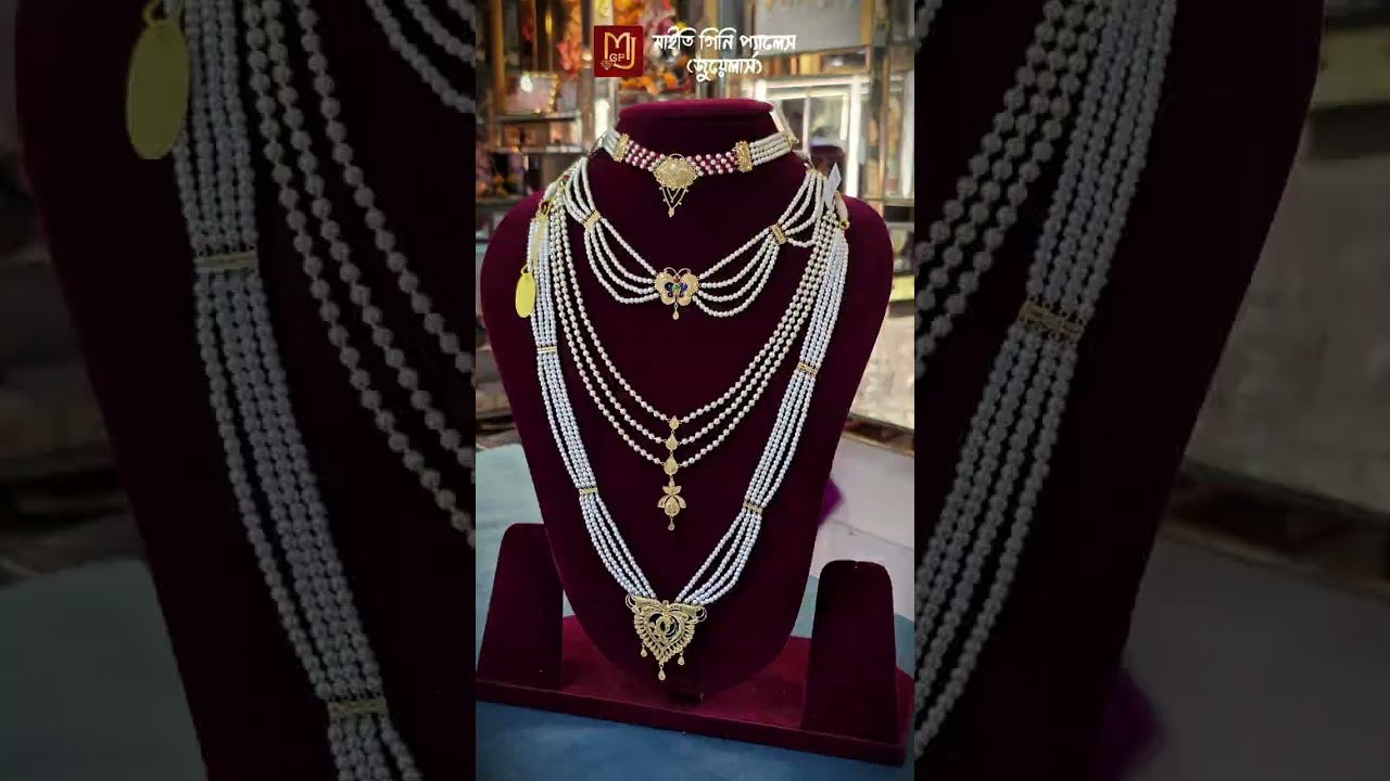 ✨ Budget to Premium 22KT Pearls Necklace | Best Gift Option 💛 Maity Gini Palace