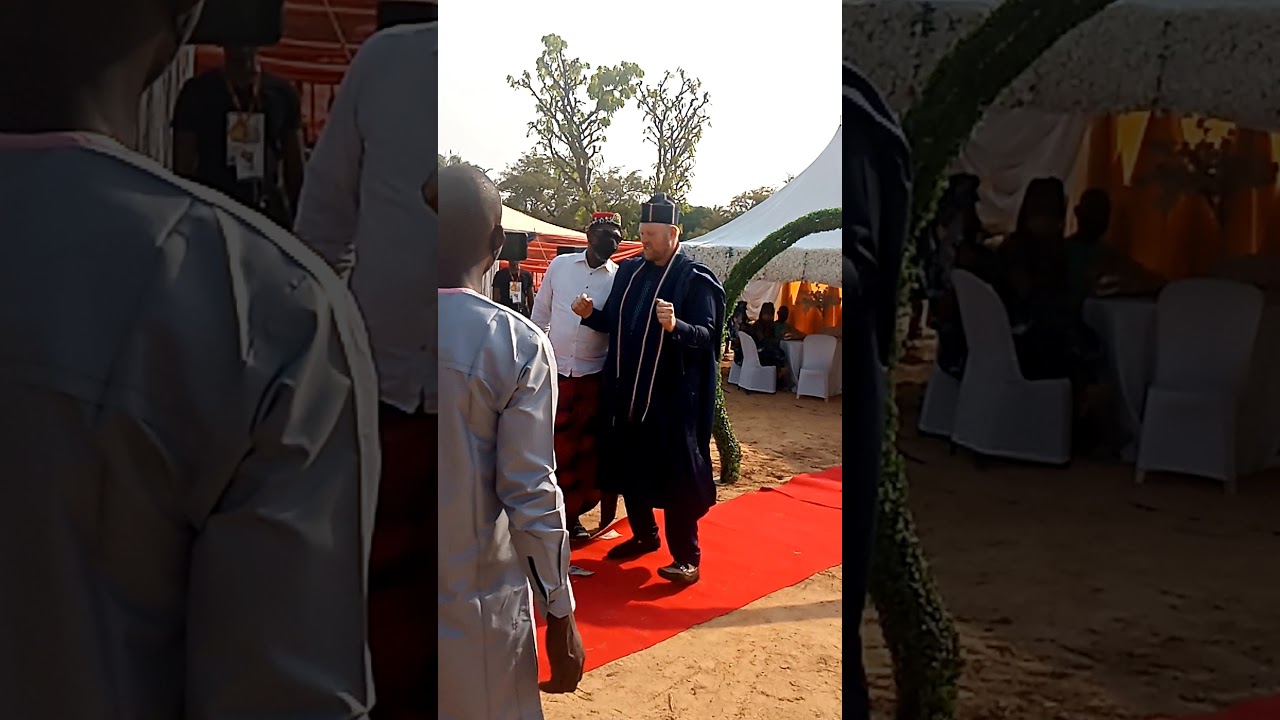 American groom vs  Eggon bride