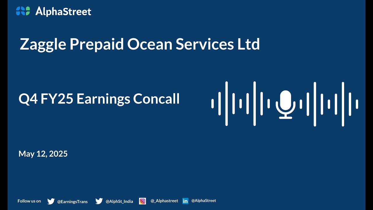 Zaggle Prepaid Ocean Services Ltd Q4 FY2024-25 Earnings Conference Call