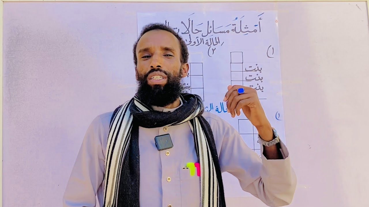 أمثلة مسائل حالات الرد || Macalin Khadar Maxamed Nuux Khadar Cute