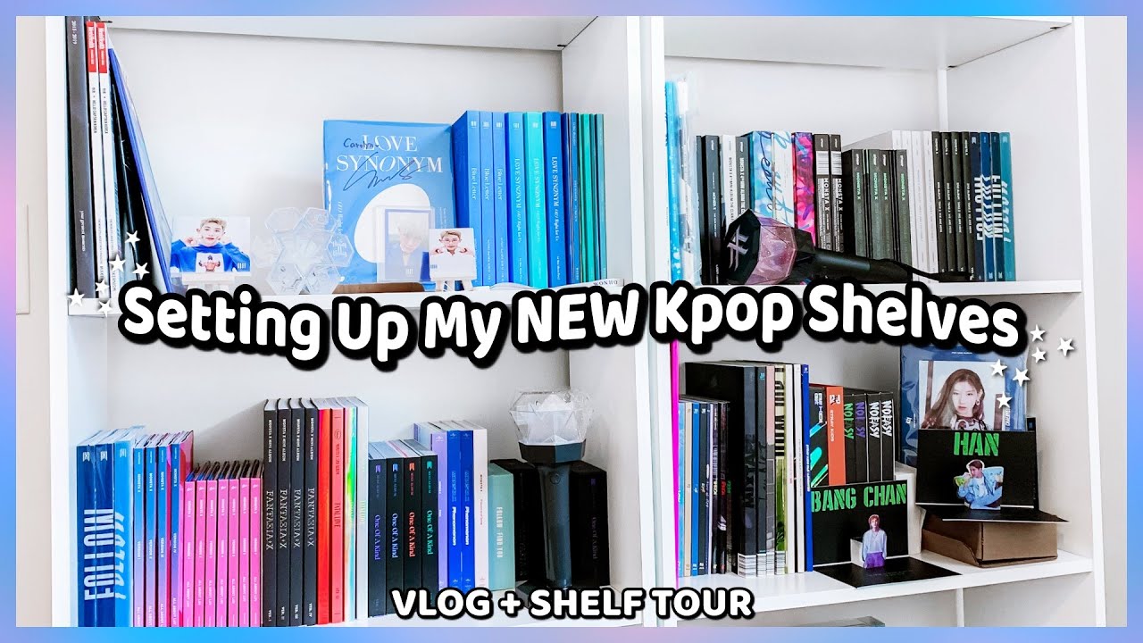 My New Kpop Shelves ✰ Shopping Vlog + Shelf Tour!~
