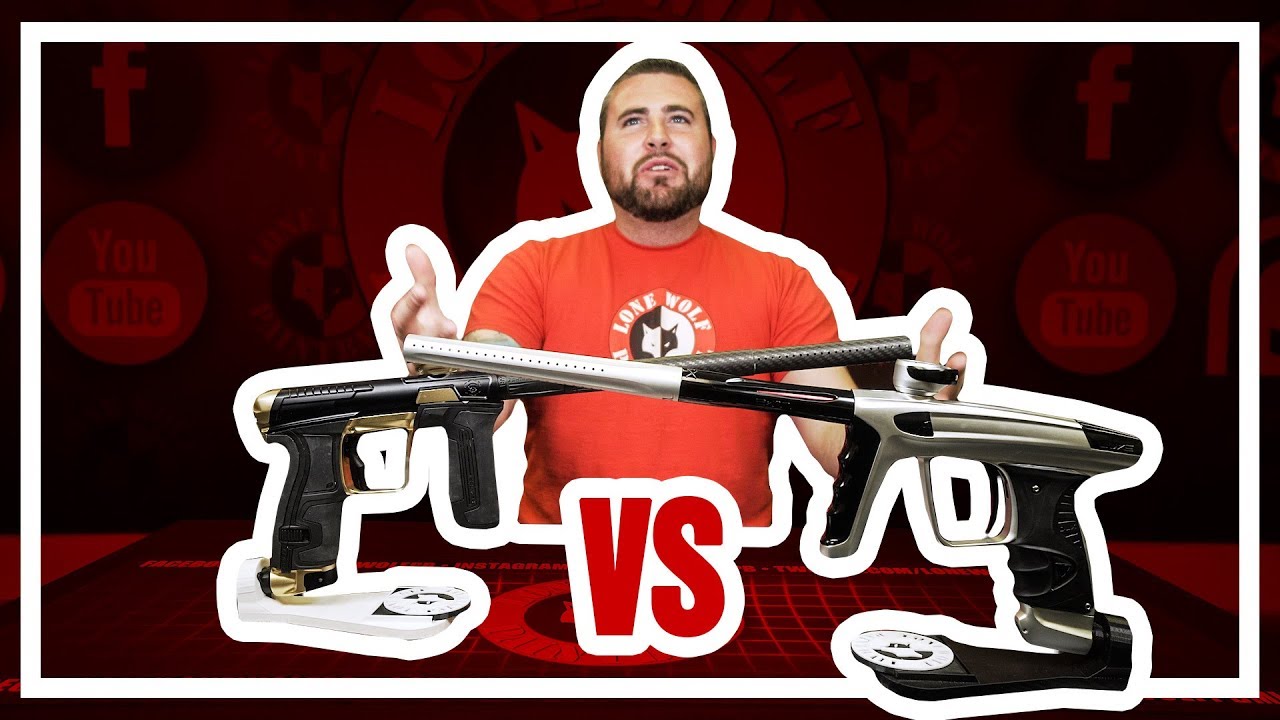 DLX Luxe X vs Planet Eclipse CS2 Infamous Edition | Paintball Marker Comparison