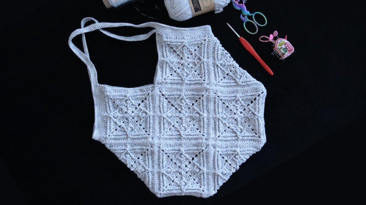 Granny Square Bag - Polar Fire Tote Bag - Free Crochet Pattern | Part 1