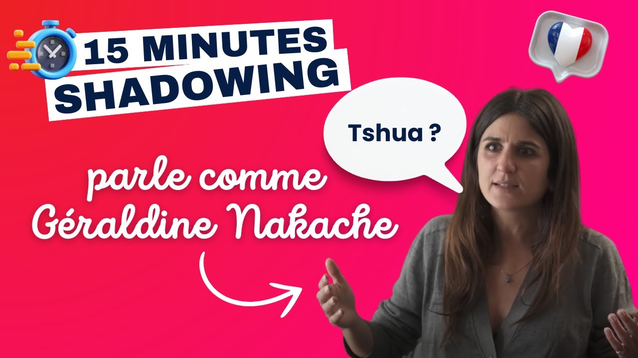 Learn French Shadowing With Géraldine Nakache In Just 15 Minutes!