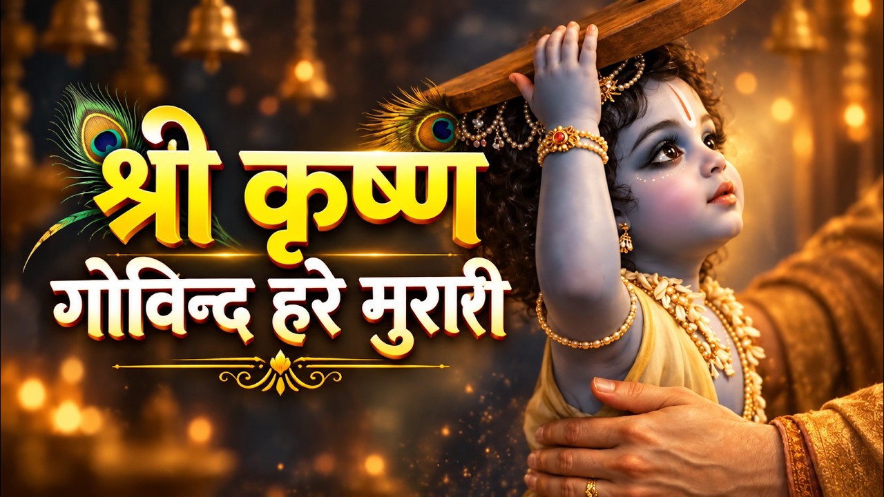 LIVE : श्री कृष्ण गोविन्द हरे मुरारी |SHRI KRISHNA GOVIND HARE MURARI | KRISHNA BHAJAN ( FULL SONG)