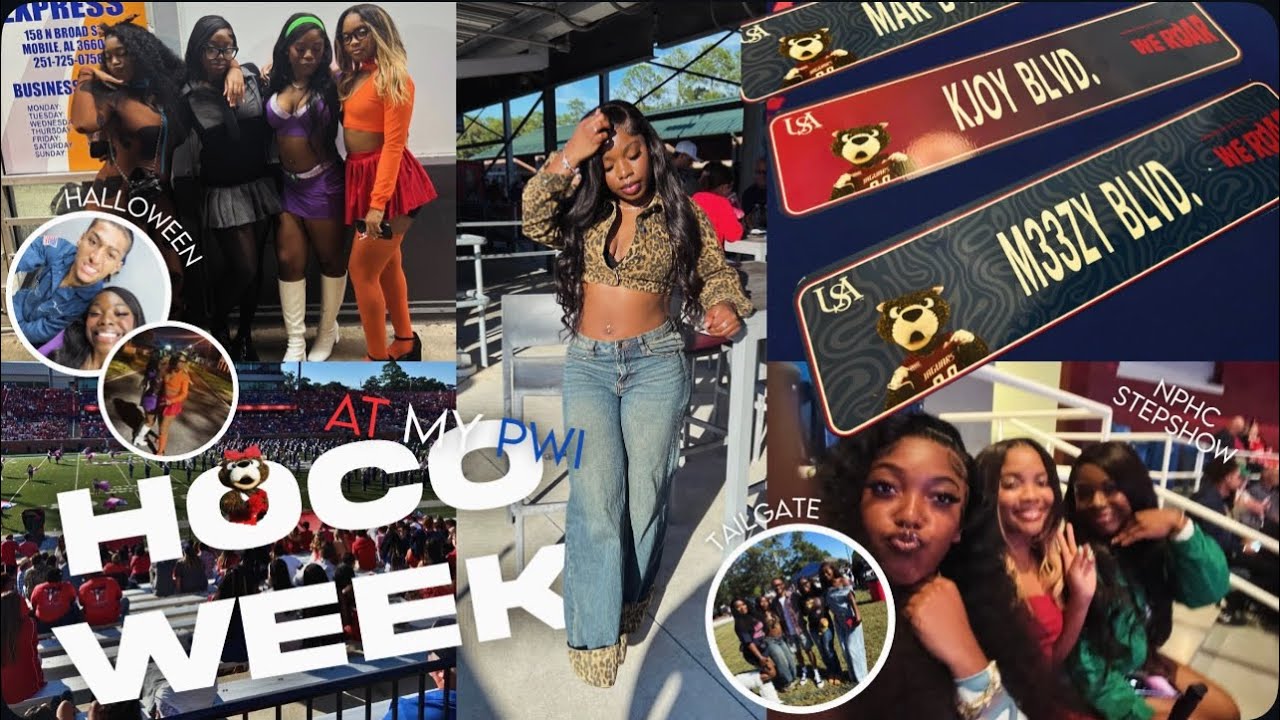 COLLEGE DIARIES VOL. 11| Hoco Week at my PWI, Darty, Bball Game, Halloween,Parties,FB Game,Step Show
