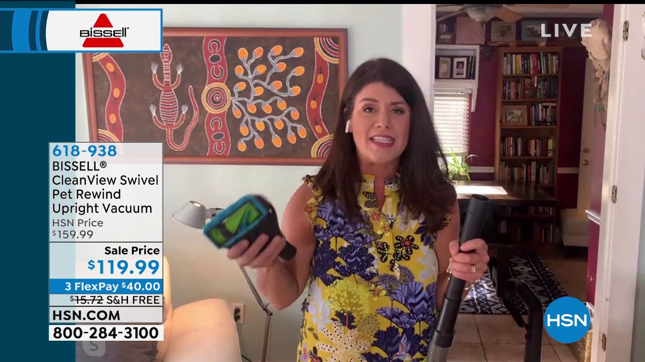 BISSELL CleanView Swivel Pet Rewind Upright Vacuum