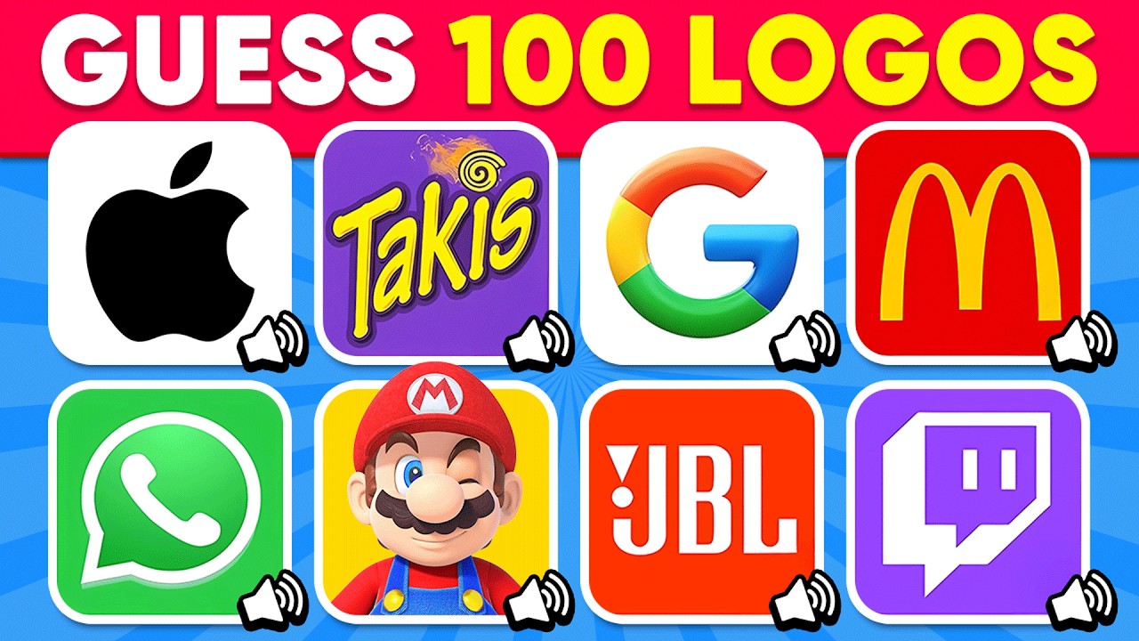 Guess the Logo in 3 Seconds 🍏🔥 Ultimate 100 Logos Quiz 🐵 Monkey Quiz